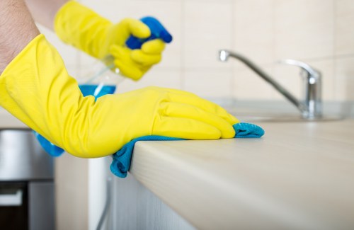 Local gutter maintenance for a Pimlico block of flats