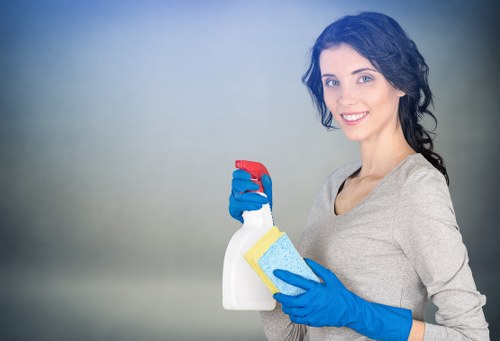 Cleaning team preparing a refurbished Pimlico flat for final handover